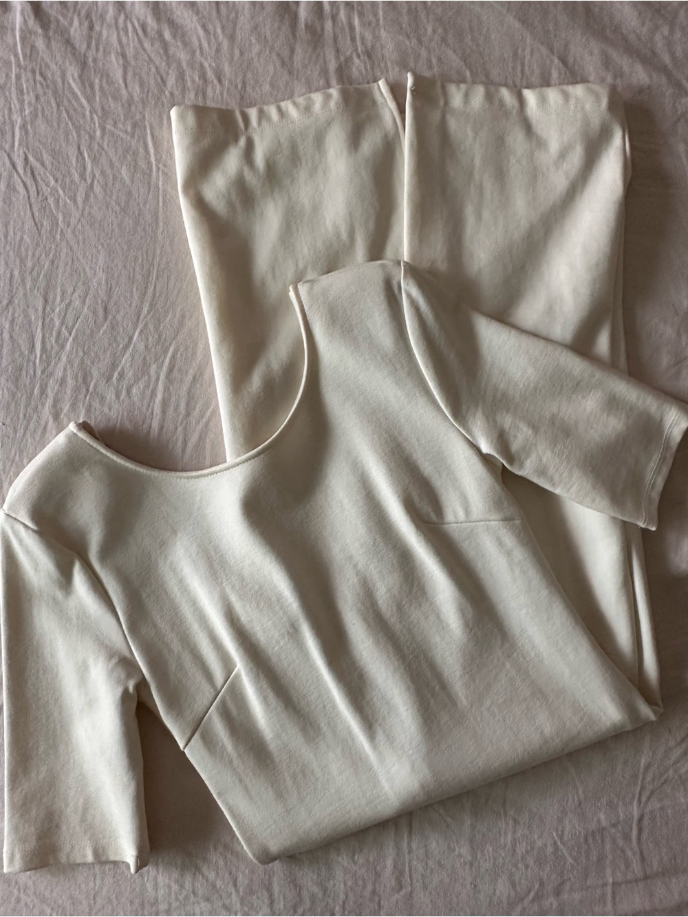 Lulus - Ivory Midi Dress (size S)